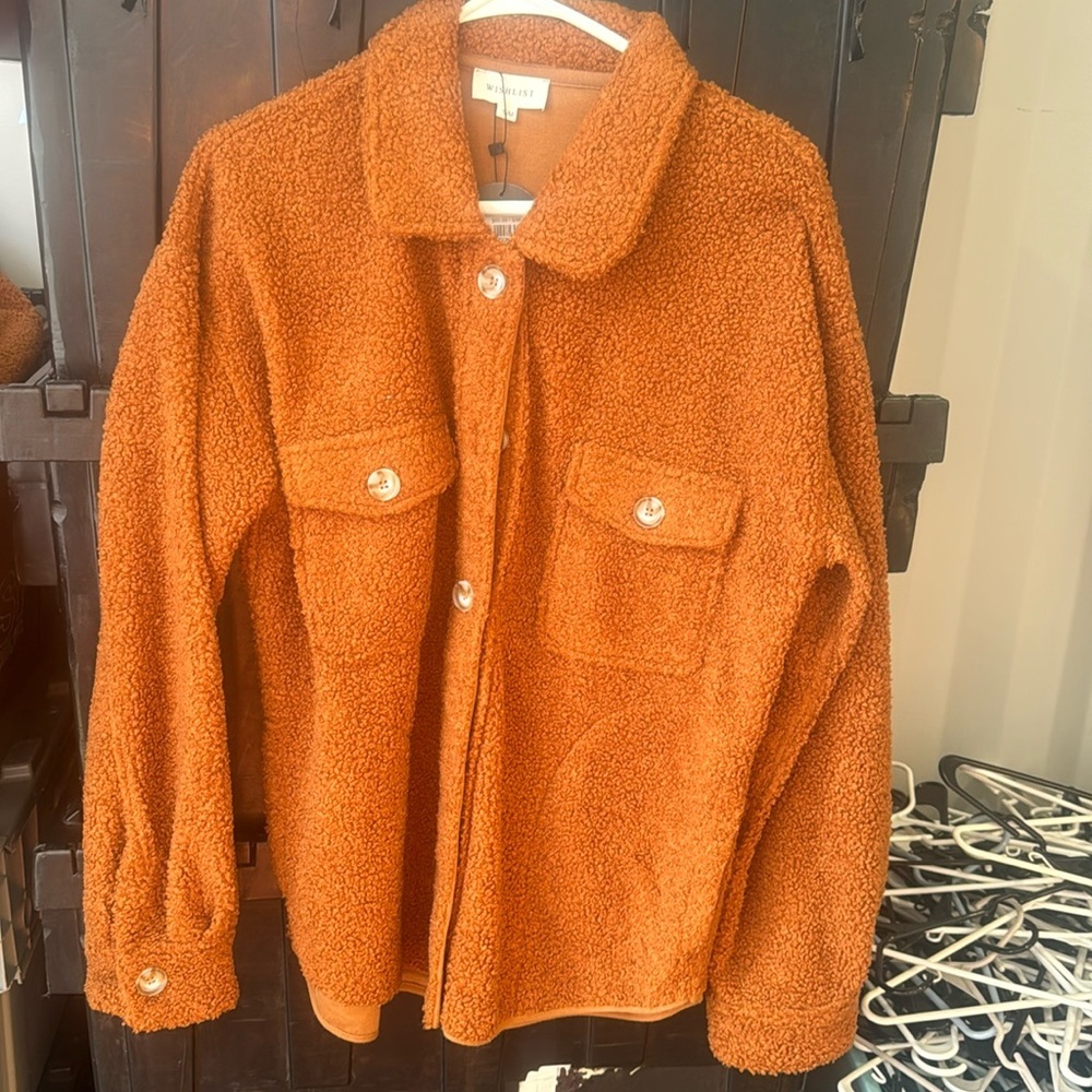 Nwt Teddy Soft Shacket